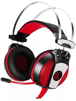Гарнитура Jet.A Panteon GHP-600 PRO, USB, черный/красный (GHP-600 Pro Black-Red)