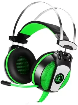 Гарнитура Jet.A Panteon GHP-600 PRO, USB, черный/зеленый (GHP-600 Pro Black-Green)