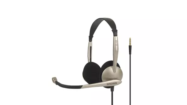 Гарнитура Koss CS100i, Jack 3.5mm, золотистый (80001739)