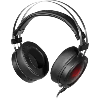 Проводная гарнитура Redragon Scylla, 2xJack 3.5mm, черный/красный (75064)