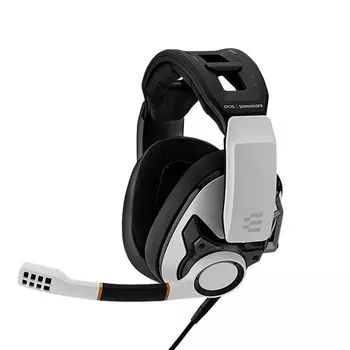 Гарнитура Sennheiser GSP 601, 2xJack 3.5mm, черный/белый (1000413)