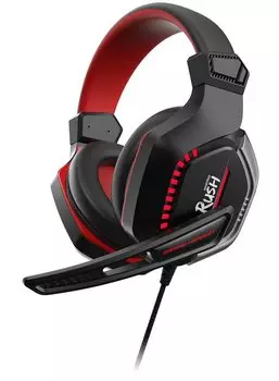 Гарнитура SmartBuy RUSH CRUSH'EM, USB, черный/красный (SBHG-9650)