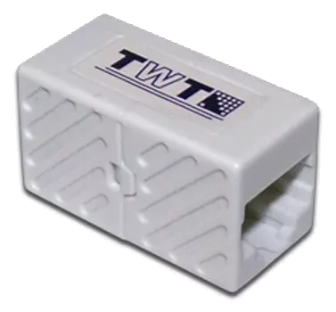 Фурнитура-проходник RJ-45 cat.6 TWT, белый (TWT-CP45UTP6)