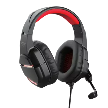 Гарнитура Trust GXT 448 NIXXO, 3.5мм jack + USB, черный (24030)