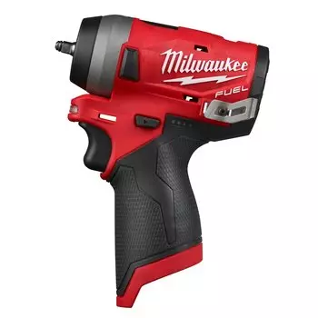 Гайковерт Milwaukee M12 FIW14-0 FUEL, аккумуляторный, ударный, 136 нм, 1/4" квадратный с фрикционным кольцом, Li-Ion, 12 В, 900 г (4933464611) поставляется без аккумуляторов и зарядного устройства