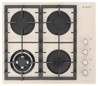 Газовая варочная панель GEFEST SG SVN 2230-01 B81, 4 конфорки, кремовый (14839001)