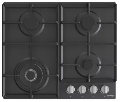 Газовая варочная панель GORENJE G641EXB, 4 конфорки, черный (737655)