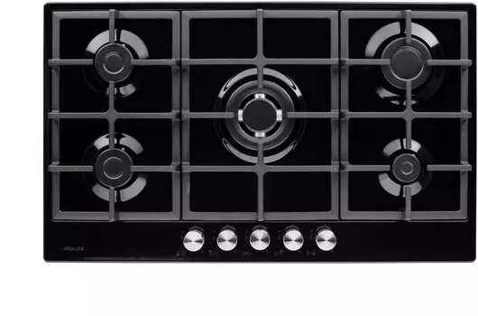 Газовая варочная панель Graude GS 90.1 SM 5 конфорок, черный (GS 90.1 SM)