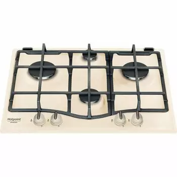 Газовая варочная панель HOTPOINT-ARISTON PCN 640T ( OW ) GH R / HA 4 конфорки, бежевый (869991547570)