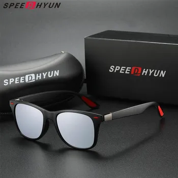 SPEEDHYUN Поляризованные солнцезащитные очки для вождения Классический дизайн и антибликовое покрытие чёрный