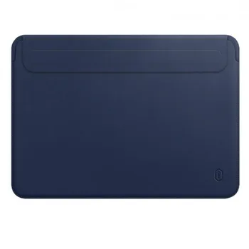 Чехол для ноутбука WIWU Skin Pro II PU Leather Sleeve для Apple MacBook Air 13.6" (темно-синий)