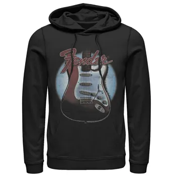 Мужская винтажная толстовка с капюшоном Fender Guitar Lockup Licensed Character