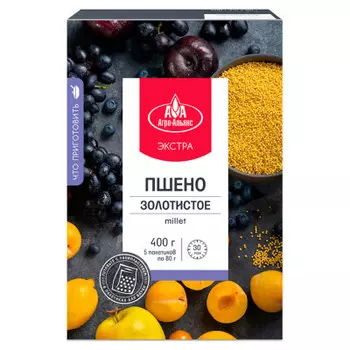 Крупа пшено Агро-альянс 5пак*80г