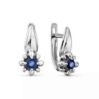 Серьги с сапфирами Линии Любви