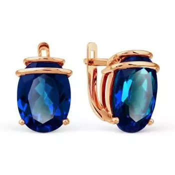 Серьги с сапфирами Линии Любви