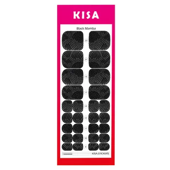 KISA.STICKERS Пленки для педикюра Black Mamba