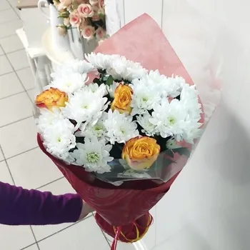 ЦВЕТЫ ДЛЯ ВАС Букет Сборный 25х50 см