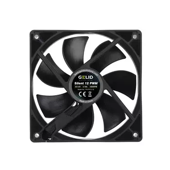 Вентилятор GELID Solutions Silent 12 PWM, 120 мм, 1600rpm, 25.5 дБ, 4-pin PWM, 1шт (FN-PX12-16)