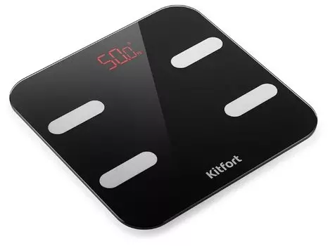 Весы Kitfort KT-806, до 180 кг, диагностические, черный (KT-806)