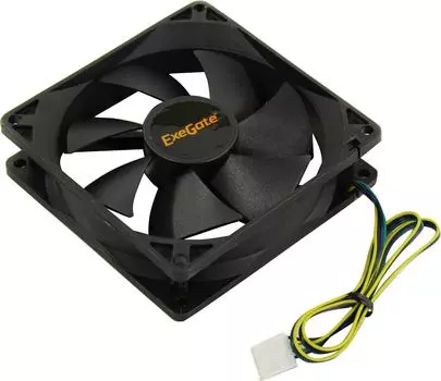 Вентилятор ExeGate EX09225H4P-PWM, 92 мм, 2000rpm, 24 дБ, 4-pin PWM, 1шт (EX283384RUS)
