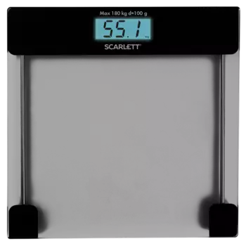 Весы Scarlett SC-BS33E105, до 180 кг, серый (SC-BS33E105)