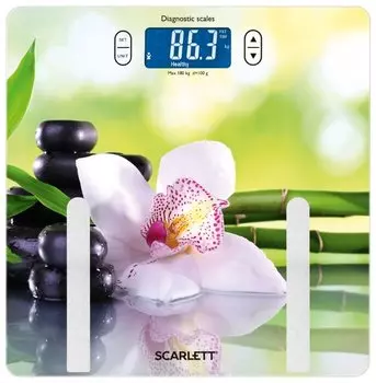 Весы Scarlett SC-BS33ED10, 180кг, диагностические, принт (SC-BS33ED10)