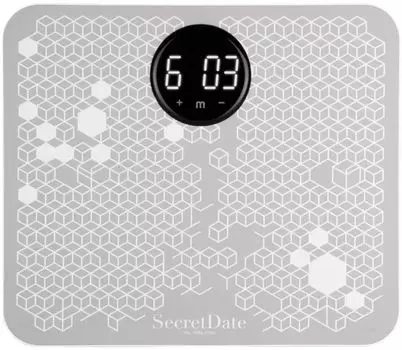 Весы SecretDate MASSAGE SD-MSC1, до 180 кг, диагностические, серый/белый (SD-MSC1)