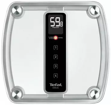 Весы Tefal PP5150V1, 160кг, диагностические, серебристый (284490)