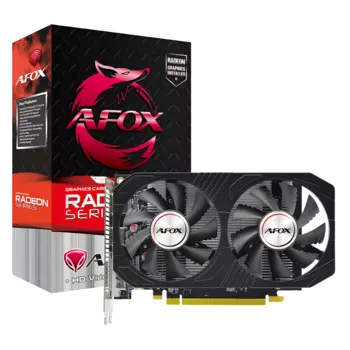 Видеокарта AFOX AMD Radeon RX 550, 4Gb DDR5, 128 бит, PCI-E, DVI, HDMI, DP, Retail (AFRX550-4096D5H4-V6)