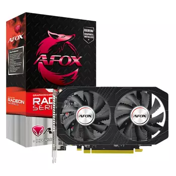 Видеокарта AFOX AMD Radeon RX 550, 8Gb DDR5, 128 бит, PCI-E, DVI, HDMI, DP, Retail (AFRX550-8192D5H4-V6)