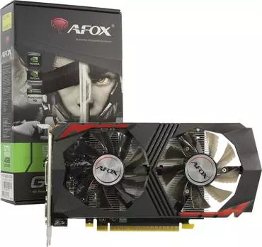 Видеокарта AFOX NVIDIA GeForce GTX 750 Ti, 4Gb DDR5, 128 бит, PCI-E, VGA, DVI, HDMI, Retail (AF750TI-4096D5H1)