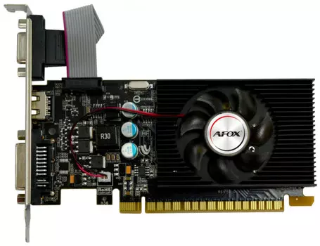 Видеокарта AFOX NVIDIA Geforce GT 220, 1Gb DDR3, 128 бит, PCI-E, VGA, DVI, HDMI, Retail (AF220-1024D3L2)