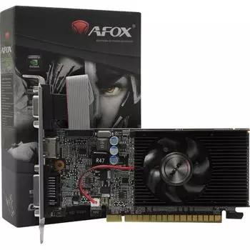 Видеокарта AFOX NVIDIA GeForce GT 210 LP, 1Gb DDR3, 64 бит, PCI-E, VGA, DVI, HDMI, Retail (AF210-1024D3L5)