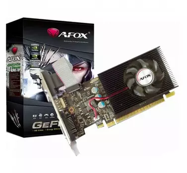 Видеокарта AFOX NVIDIA GeForce GT 730 LP, 4Gb DDR3, 128 бит, PCI-E, VGA, DVI, HDMI, Retail (AF730-4096D3L6)