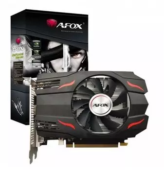 Видеокарта AFOX NVIDIA GeForce GTX 1650, 4Gb DDR6, 128bit, PCI-E, DVI, HDMI, DP, Retail (AF1650-4096D6H1)