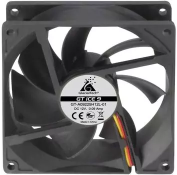 Вентилятор GlacialTech GT ICE 9, 92мм, 1500rpm, 22.7 дБ, 3-pin+4-pin Molex, 1шт (CF-92250HD0AC0001)