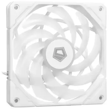 Вентилятор ID-COOLING NO-12015-XT ARGB SNOW, 120 мм, 2000rpm, 31.2 дБ, 4-pin PWM + 3-pin 5V ARGB, 1шт, белый, ARGB подсветка