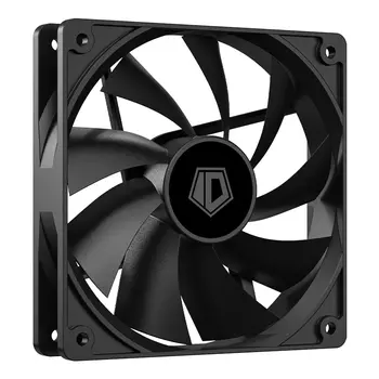 Вентилятор ID-COOLING XF-120-K, 120 мм, 1800rpm, 35.2 дБ, 4-pin PWM, 1шт, серый (IDC_XF-120-K)