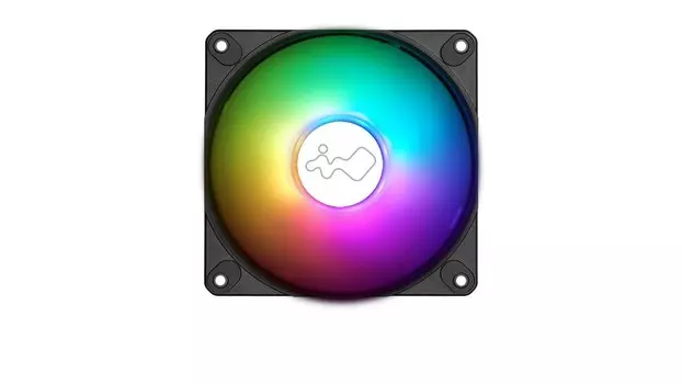 Вентилятор Inwin Luna AL120, 120 мм, 1800rpm, 35.5 дБ, 4-pin PWM + 3-pin 5V ARGB, 1шт, ARGB (6154294)