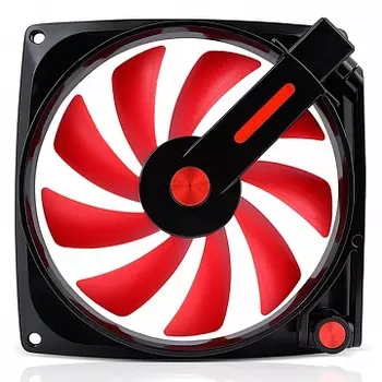 Вентилятор Inwin MARS, 120мм, 1400rpm, 25 дБ, 4-pin, 1шт (MARSFAN-1PK-RED)