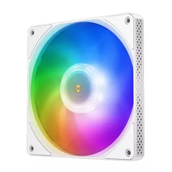 Вентилятор JONSBO HF1215, 120 мм, 1800rpm, 29.7 дБ, 4-pin PWM, 1шт, ARGB (CL_JB_HF1215 White)
