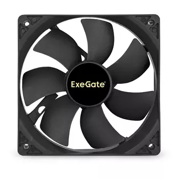 Вентилятор ExeGate EX12025S3P, 120 мм, 1200rpm, 26 дБ, 3-pin, 1шт, черный (EX166176RUS)