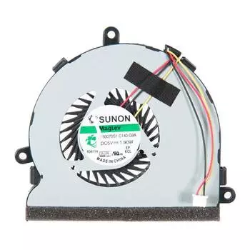 Вентилятор (кулер) для ноутбука HP Pavilion 14-G, 14-S, 14-R, TPN-C116, TPN-C125, 15-G000, 15-G100, 15-R000, 15-R100, 15-H, 240 G3, 250 G3, Dell Inspiron 15, 15R, 17, 17R, 3521, 3721, 5521, 5535, 5721 (EF60070S1-C140-G9A)