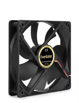 Вентилятор ExeGate EX294048RUS, 120 мм, 1400rpm, 25 дБ, 2-pin, 1шт, черный (EX294048RUS)