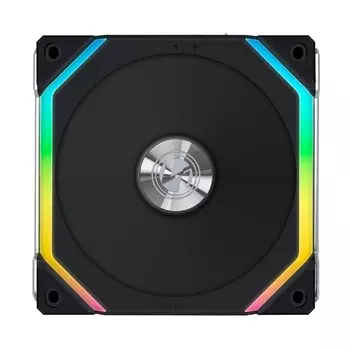 Вентилятор Lian Li UNI Fan SL120 V2 Reverse, 120 мм, 2000rpm, 29.2 дБ, 4-pin PWM, 1шт, черный, ARGB подсветка (G99.12RSLV21B.R0)
