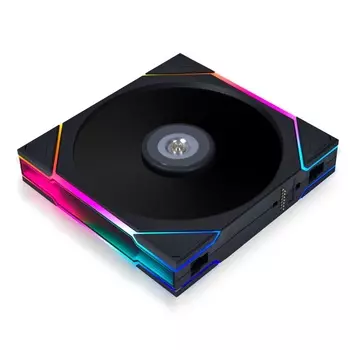 Вентилятор Lian Li UNI Fan TL LED 140, 140 мм, 1800rpm, 29 дБ, 4-pin PWM, 1шт, черный, ARGB подсветка (G99.14TL1B.00/G99.14TL1B.R0)