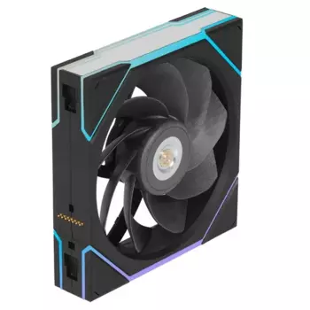 Вентилятор Lian Li UNI Fan TL LED 120 Reverse Black, 124x120 мм, 2300rpm, 34 дБ, 7-pin, 1шт, черный, ARGB подсветка (G99.12RTL1B.R0/G99.12RTL1B.00)