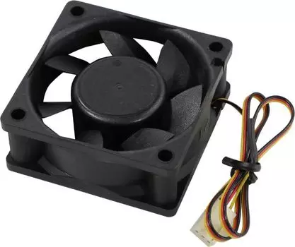 Вентилятор ExeGate ExtraSilent ES06025S3P, 60 мм, 2500rpm, 17 дБ, 3-pin, 1шт, черный (EX283370RUS)