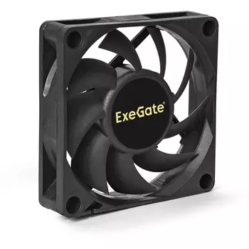 Вентилятор ExeGate ExtraSilent ES07015S2P, 70 мм, 2000rpm, 18 дБ, 2-pin, 1шт, черный (EX295230RUS)