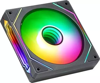 Вентилятор Formula V Floe 12BK ARPW, 120 мм, 1500rpm, 26.8 дБ, 4-pin PWM, 1шт, черный, ARGB подсветка (FLOE 12BK ARPW)